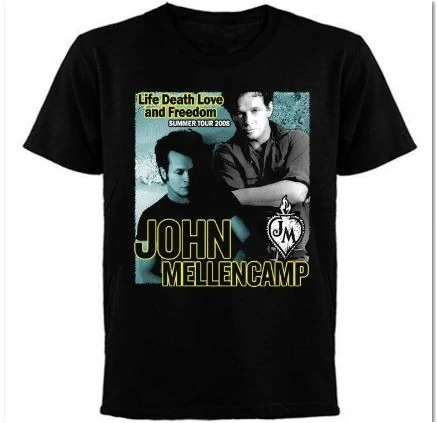 John Mellencamp - Summer Tour 2008 - Two Sided Printed T-Shirt